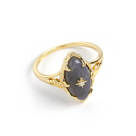 Labradorite 925 Sterling Silver Ring - Saiidii.nl - 