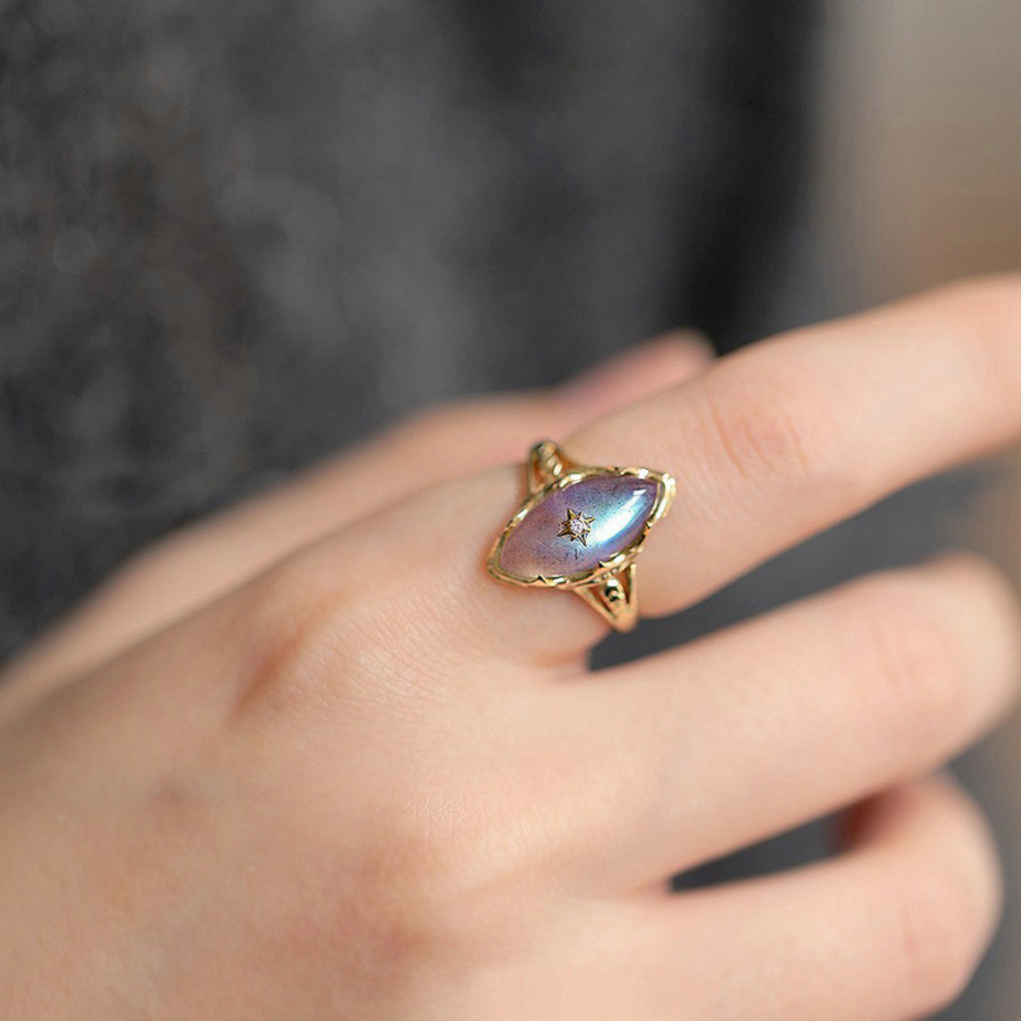 Labradorite 925 Sterling Silver Ring - Saiidii.nl - 