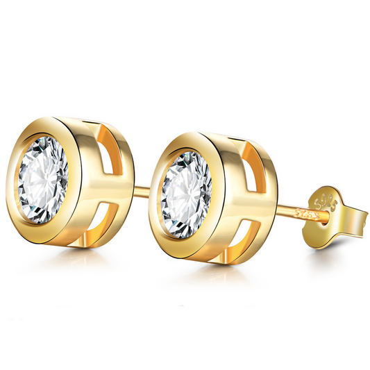 0.5ct 925 Sterling Silver Moissanite Earrings - Saiidii.nl - 